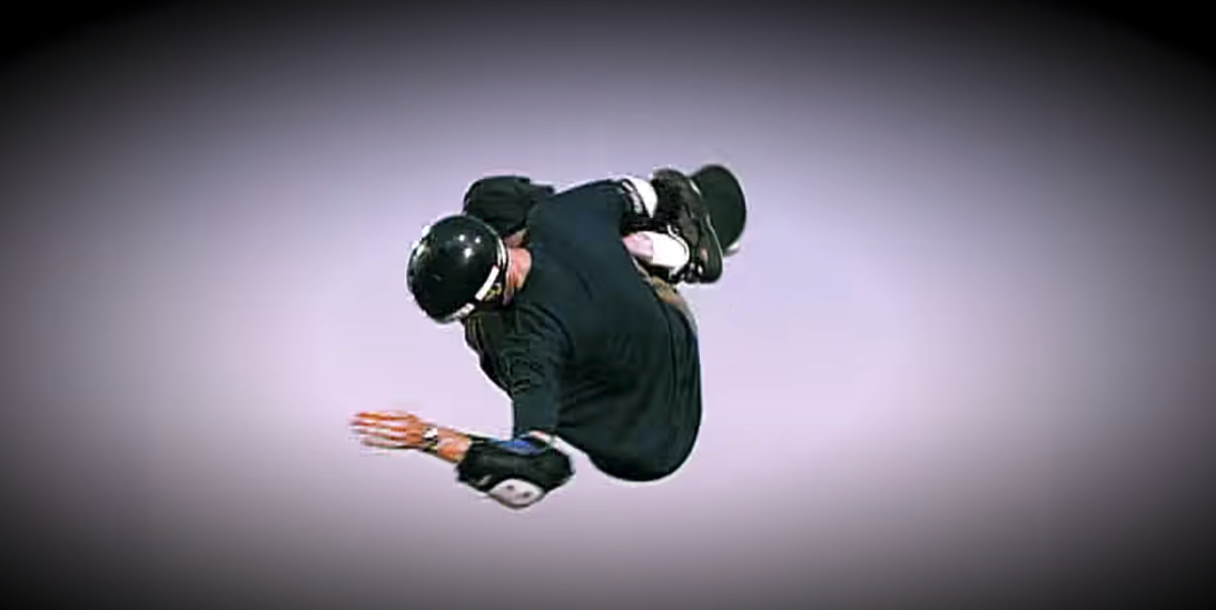 Picture of Tony Hawk doing a 900